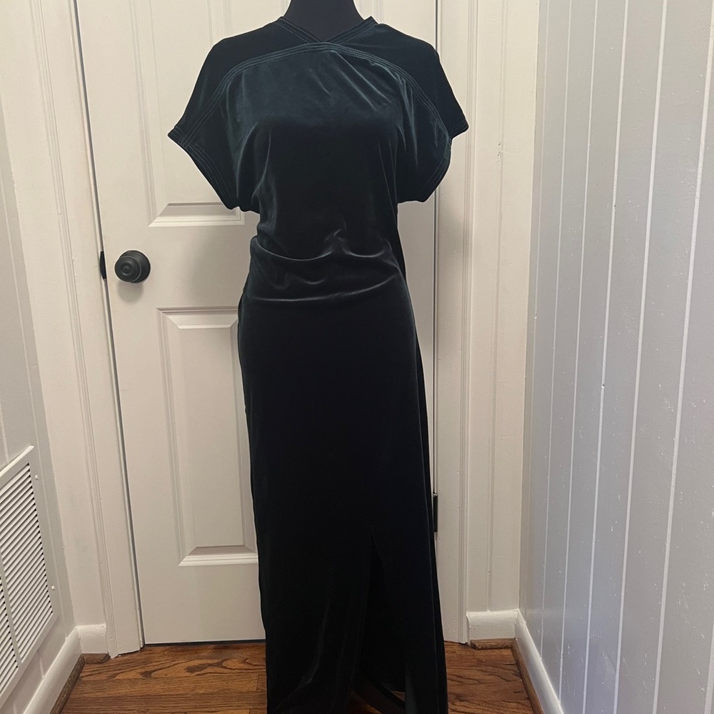 Zara Black Velvet Dress